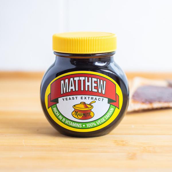 Personalised Marmite Christmas gift idea